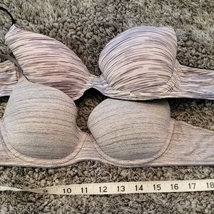 TWO!!! VICTORIA'S SECRET BRAS  Tags are faded. SEE PHOTOS